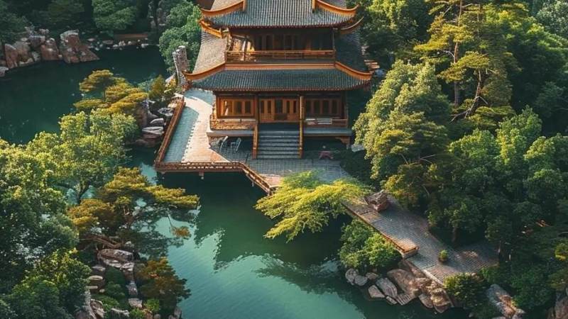 园林绿化发展历程配图：逐年扩建的苗圃与种植区