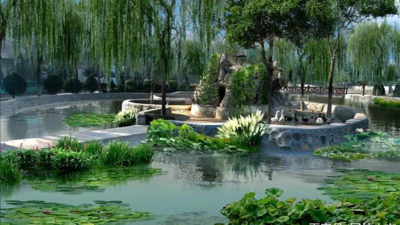 园林绿化项目服务配图：庭院景观设计现场放线